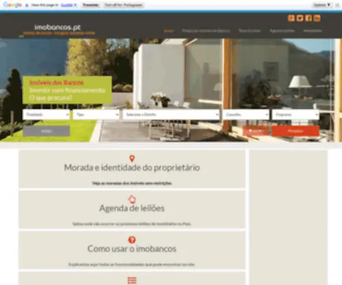 Imobancos.pt(Imóveis de Bancos) Screenshot