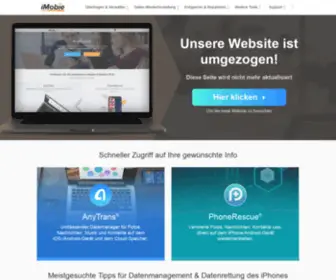 Imobie.de(Spezialist für iPhone/iPad Datenübertragung) Screenshot