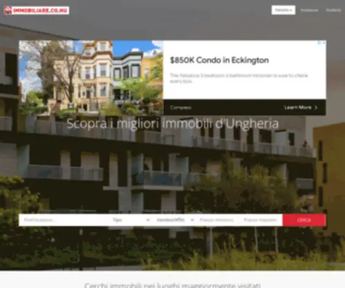 Imobiliare.hu(Immobili in vendita e in affitto in Ungheria) Screenshot