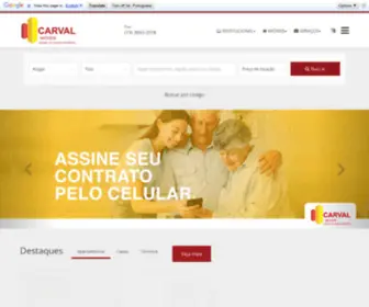 Imobiliariacarval.com.br(Imobiliária) Screenshot