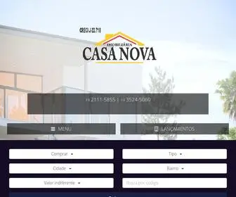 Imobiliariacasanova.com.br(Imobiliária) Screenshot