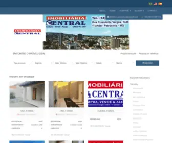 Imobiliariacentralptc.com.br(Imobiliária Central) Screenshot