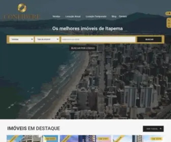 Imobiliariaconfidere.com.br(Imobiliária em Itapema) Screenshot