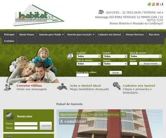 Imobiliariahabitat.com(Habitat Imóveis Itaperuna) Screenshot