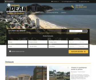 Imobiliariaideallitoral.com.br(Imobiliária Ideal Litoral em Pontal do Paraná) Screenshot