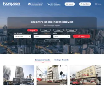 Imobiliarianoruega.com.br(Imobiliária em Curitiba e região) Screenshot