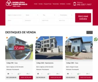 Imobiliariaourobranco.com.br(Imobiliária) Screenshot