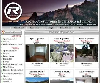 Imobiliariarocha.com(Rocha Consultoria Imobili) Screenshot