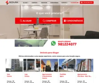 Imobiliariaseguracanoas.com.br(Imobiliária Segura) Screenshot