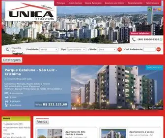 Imobiliariaunicasc.com.br(Unica ImÃ³veis) Screenshot