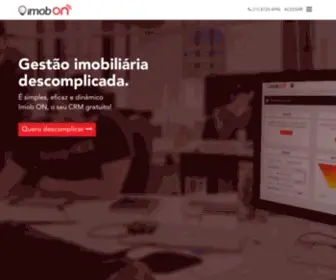 Imoboncrm.com.br(IMOBON CRM) Screenshot