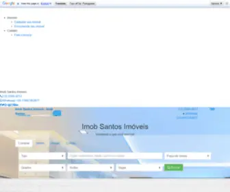 Imobsantos.com(Imob) Screenshot