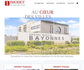 Imodev.fr(Au coeur des villes) Screenshot