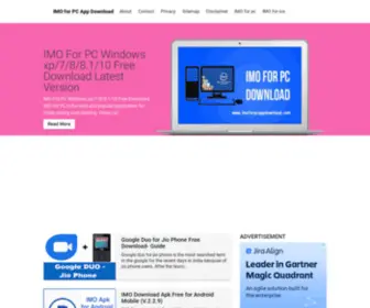 Imoforpcapkdownload.com(IMO for PC App Download) Screenshot