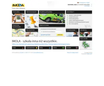 Imola.com.pl(Szkoła inna niż wszystkie. U nas) Screenshot
