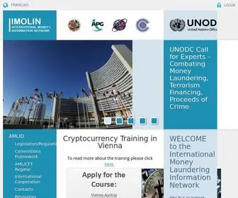 Imolin.org(IMoLIN is an Internet) Screenshot