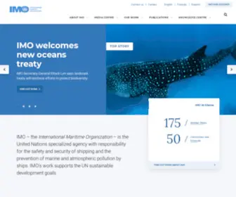 Imo.org(International Maritime Organization) Screenshot