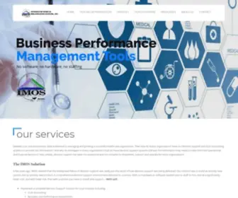 Imos.com(Business performance management tools) Screenshot