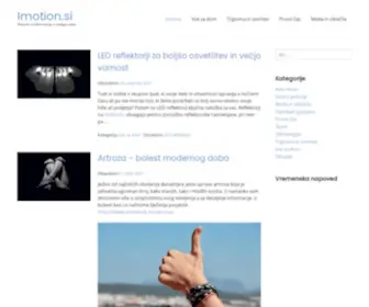 Imotion.si(Zunanji informacijski sistemi) Screenshot