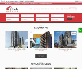 Imoveisriboli.com.br(Imóveis em Balneário Camboriú e região. Riboli Imóveis) Screenshot