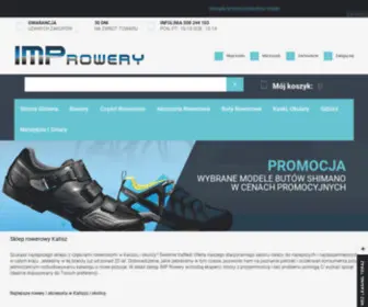 IMP-Rowery.pl(Rowery, części rowerowe, akcesoria IMP-Rowery) Screenshot