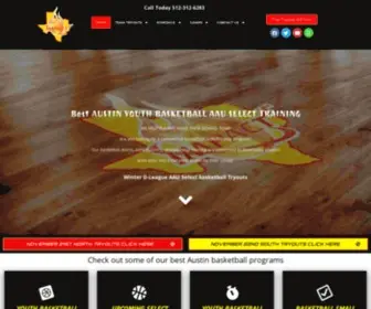 Impact-Sportz.com(Austin Basketball) Screenshot
