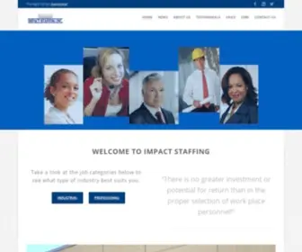 Impact-Staffing.com(Impact Staffing) Screenshot