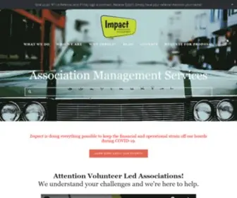 Impactamc.com(Impact Association Management) Screenshot