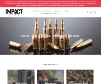Impactammo.com(Impact Ammo) Screenshot