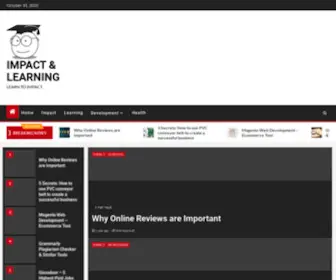Impactandlearning.org(Learn to impact) Screenshot