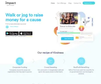 Impactapp.in(Get Fit Do Good) Screenshot