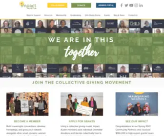 Impactaustin.org(Women's Collective Giving) Screenshot