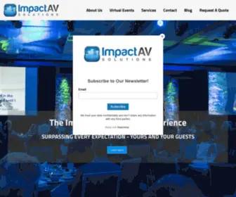 Impactavsolutions.com(Surpassing every expectation) Screenshot