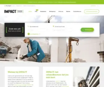 Impact.be(IMPACT uitzendkantoor) Screenshot