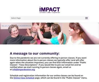 Impactboston.org(Impact Boston) Screenshot