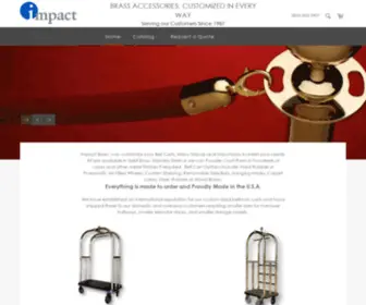 Impactbrass.com(Impact Brass) Screenshot