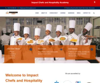 Impactchefsacademy.com(Impact Chefs and Hospitality Institute) Screenshot