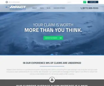 Impactclaimservices.com(Mpact Claim Services) Screenshot