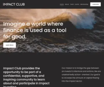 Impactclub.org.au(Impactclub) Screenshot