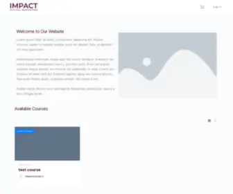 Impactcourses.co(Just another WordPress site) Screenshot