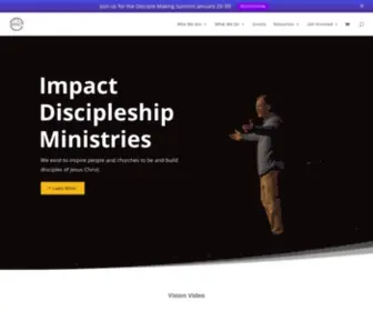 Impactdisciples.com(Impact Discipleship Ministries) Screenshot