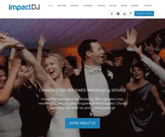 Impactdj.ca(Impact DJ) Screenshot