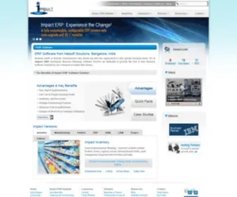 Impacterp.com(Impact ERP Software) Screenshot