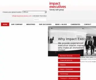 Impactexecutives.com(Impact Executives) Screenshot