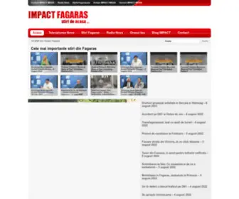 Impactfagaras.ro(IMPACT FAGARAS) Screenshot