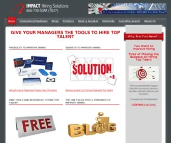 Impacthiringsolutions.com(Impact Hiring Solutions) Screenshot