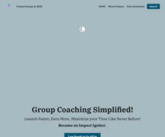 Impactigniterclub.com(Group Coaching Simplified) Screenshot