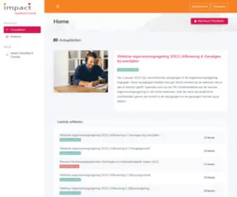 Impactkennis.nl(Impact) Screenshot