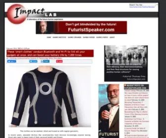 Impactlab.net(A Laboratory of the Future Human Experience) Screenshot