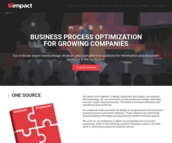 Impactnetworking.com(Outsourced IT Solutions) Screenshot